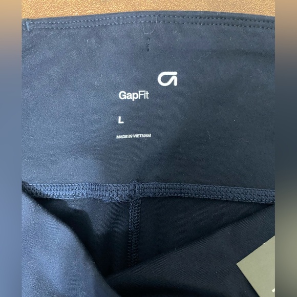 Gap Navy Leggings crop with Striped Accents size L - Picture 4 of 8